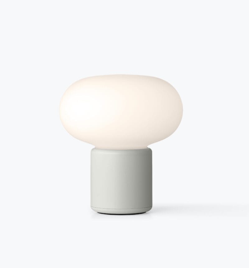 Karl-Johan Portable Table Lamp, Light Grey - Image 3