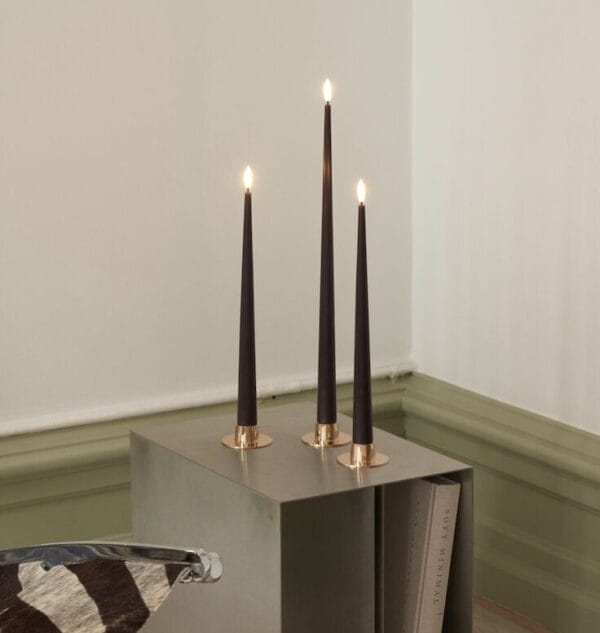 Candleholders Medium, Rose Gold, Matt, Ø6 cm