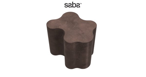 Teatro Magico Coffee Table, Coral Brown, H42 cm