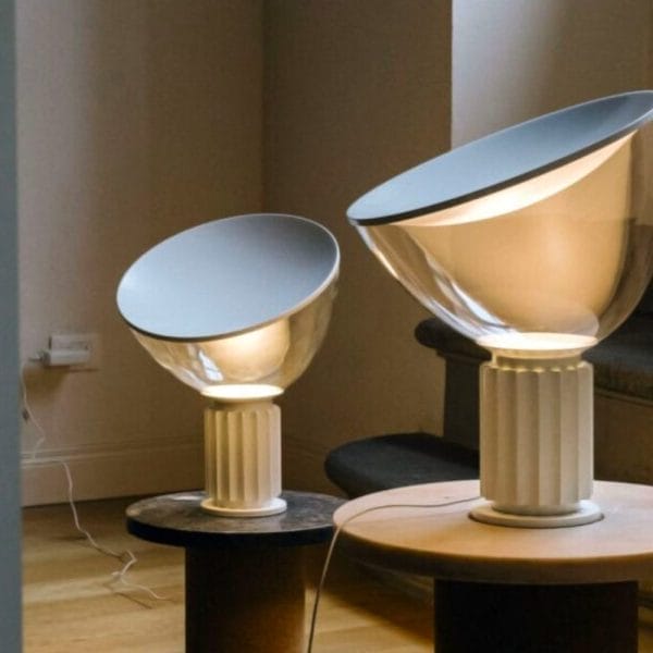 Taccia Small,Matt White By Achille and Pier Giacomo Castiglioni, 1962 - Image 2