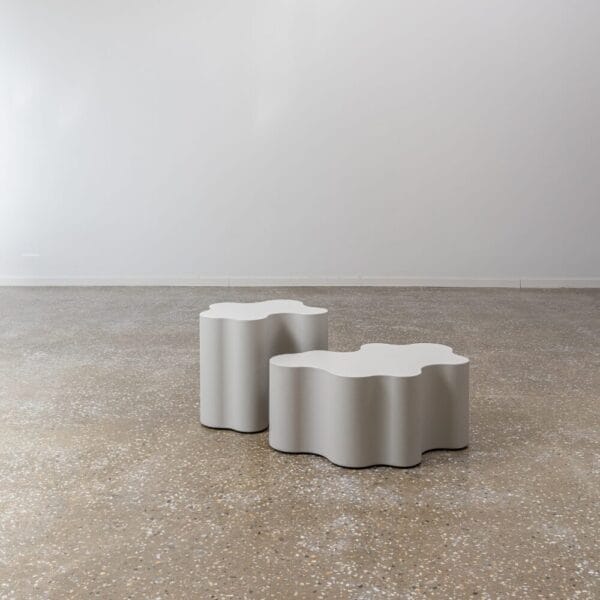 Teatro Magico Coffee Table, Silk Grey, H42 cm