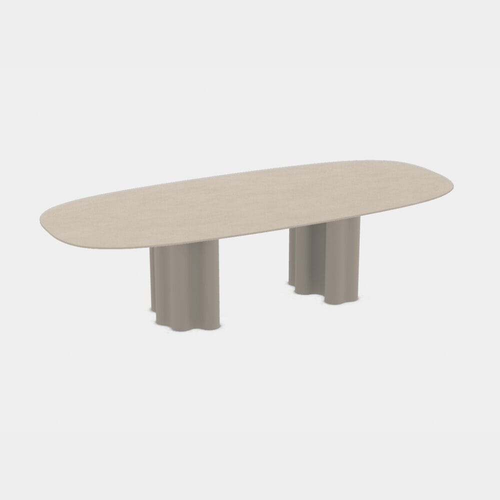 Teatro Magico Glass 280x120 Separate Base, Champagne