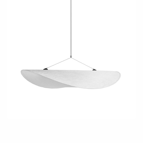 Tense Pendant Lamp, White Tyvek, Ø90 cm