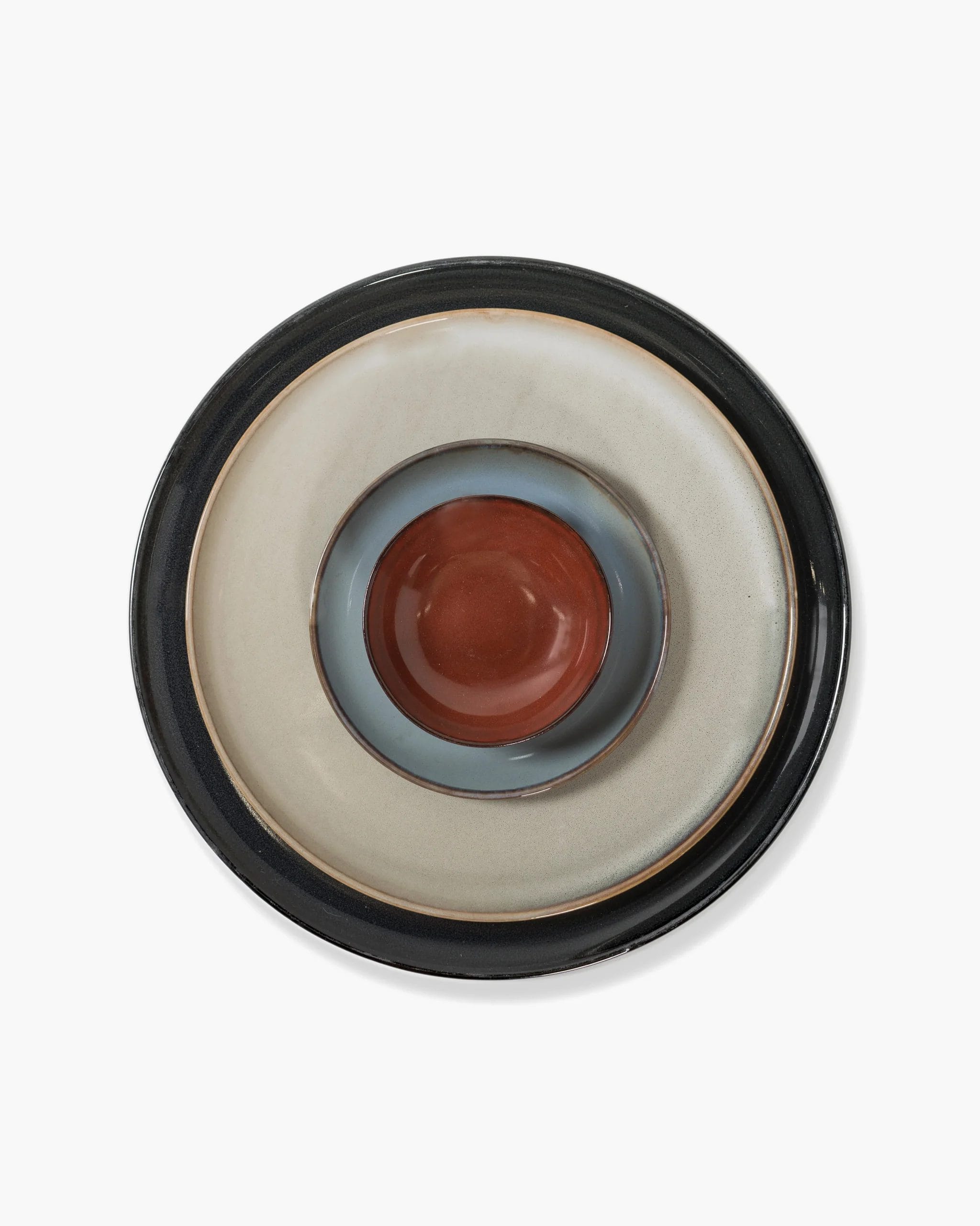 Plate M, Smokey Blue, Ø22 cm - Image 2