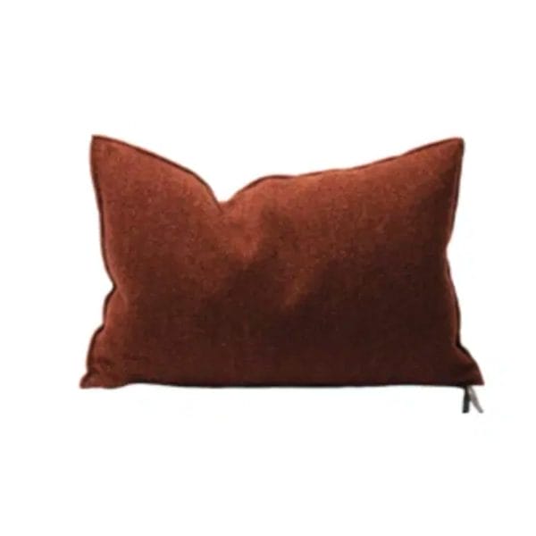 Toile Bouclette Cushion, Argile, 40 x 60 cm