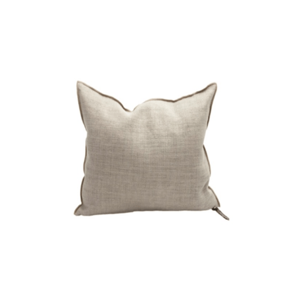 Toile Nomade Cushion, Naturel, 50 x 50 cm