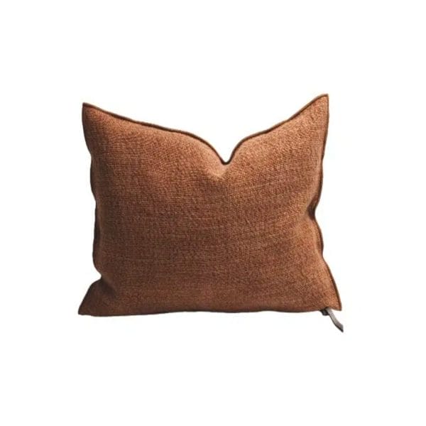 Toile Nomade Cushion, Terracotta, 50 x 50 cm