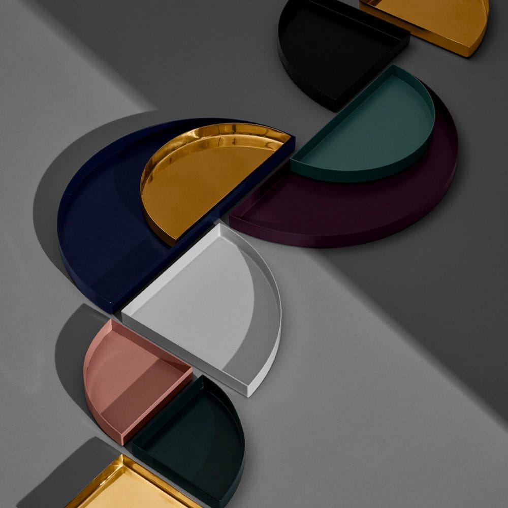 Unity Half Circle Tray, Navy - Image 2