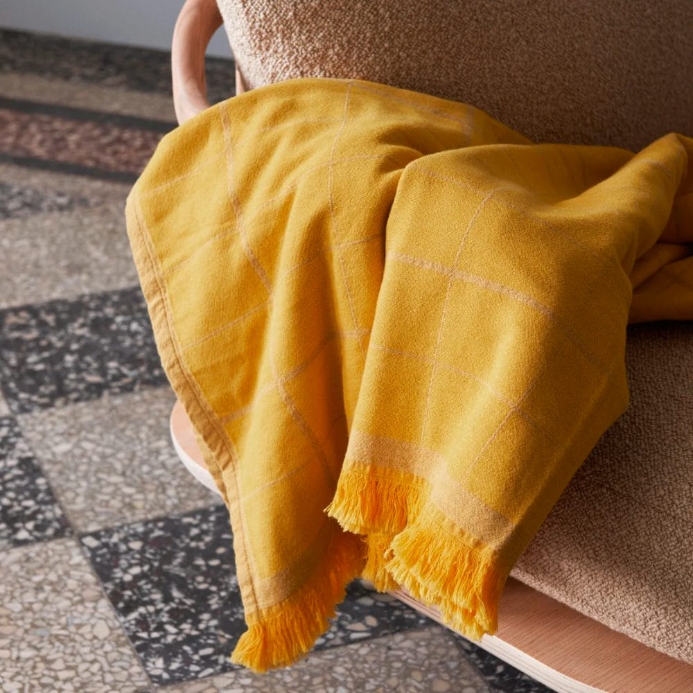 Untitled Throw AP10, Desert Yellow