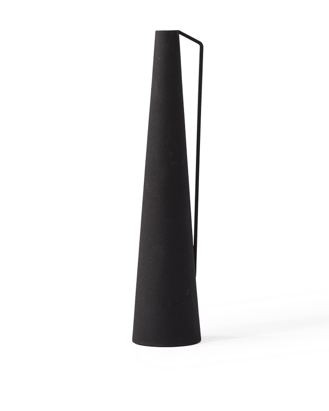 Roman Vases, Black (Set of 4), L25 x W17.5 x H42 cm, L11.5 x W11.5 x H52 cm, L11 x W11 x H25 cm, L17 x W17 x H34.5 cm - Image 3