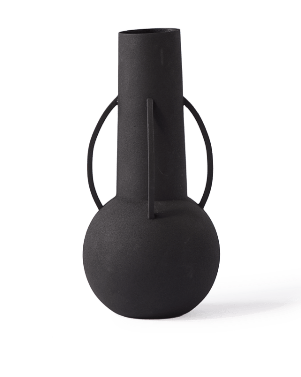 Roman Vases, Black (Set of 4), L25 x W17.5 x H42 cm, L11.5 x W11.5 x H52 cm, L11 x W11 x H25 cm, L17 x W17 x H34.5 cm - Image 4