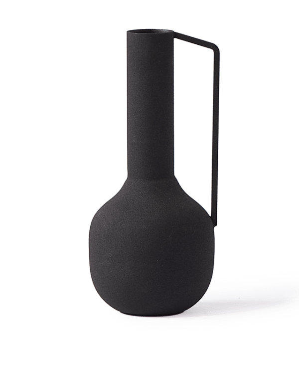 Roman Vases, Black (Set of 4), L25 x W17.5 x H42 cm, L11.5 x W11.5 x H52 cm, L11 x W11 x H25 cm, L17 x W17 x H34.5 cm - Image 2