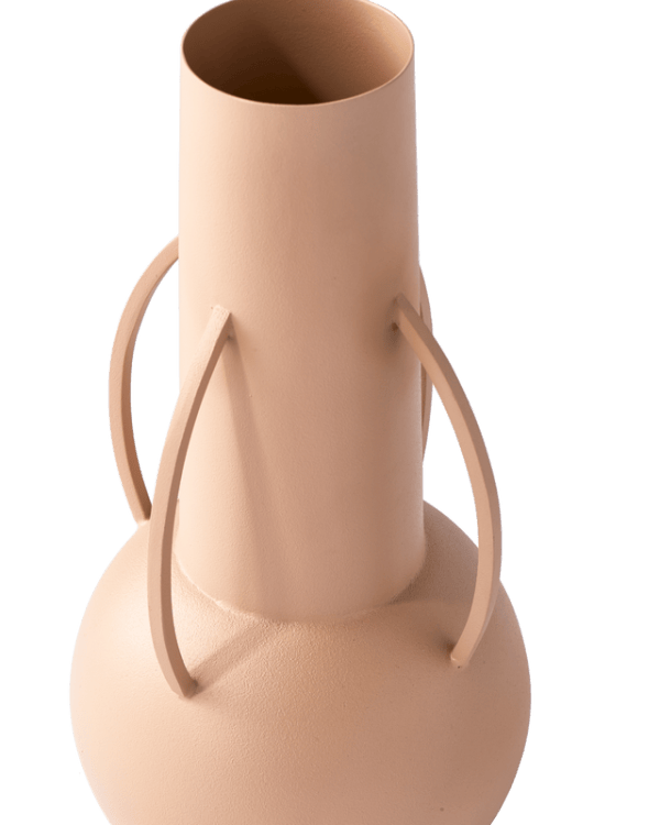 Roman Vases, Brown (Set of 3), Rust: L30 x W30 x H41 cm, Orange Rust: L25.5 x W25.5 x H37 cm, Beige: L17 x W17 x H34.5 cm - Image 2