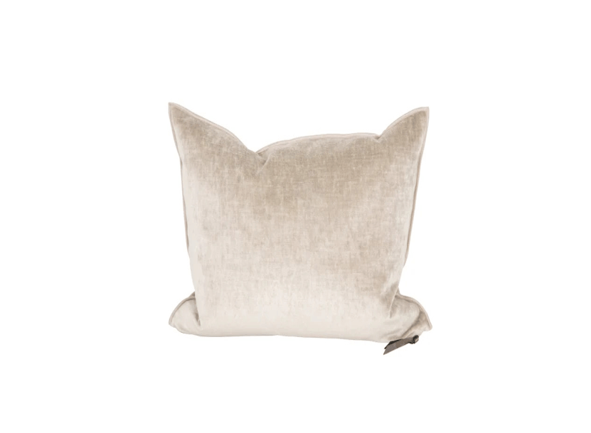 Velours Royal Cushion, Ciment, 50 x 50 cm