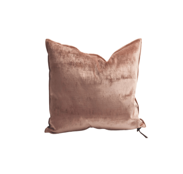 Velours Vintage Cushion, Cuivre, 50 x 50 cm