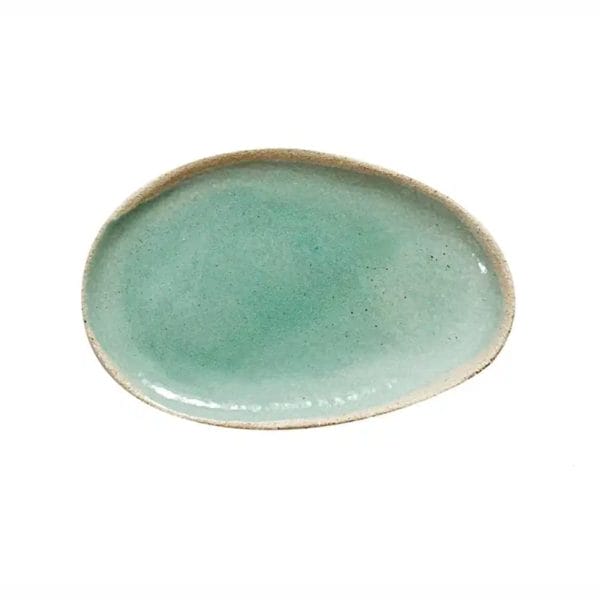 Wabi Mini Ovale Dish, Vert