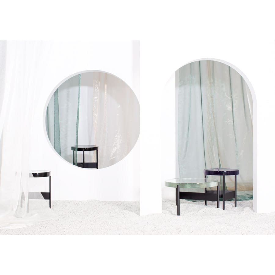 Alwa Two, Clear Glass, Black Base - Image 2