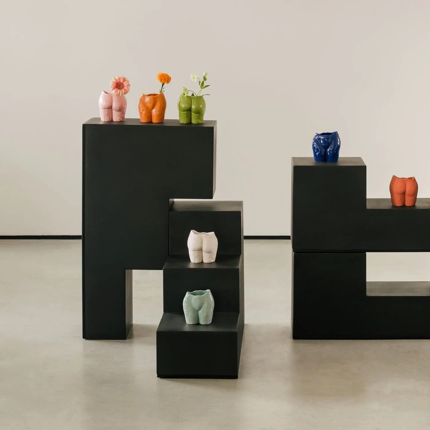 Popotin Pot, Earthenware, Matte White - Image 5