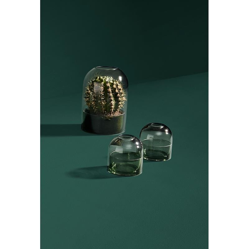 Tota Lantern for Tealight, Black/Forest, Ø9.8 x H10.3 cm - Image 2