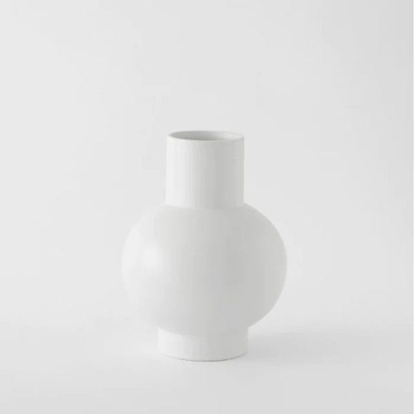 Strøm Large Vase, Vaporous Grey, 18 x 24 cm