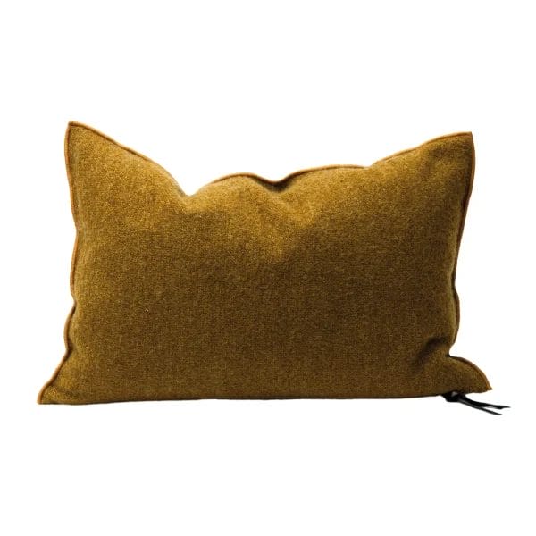 Toile Bouclette Cushion, Ocre, 40 x 60 cm