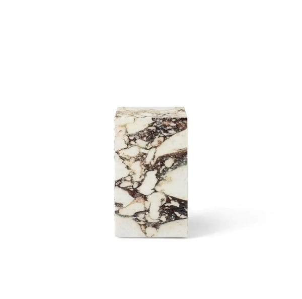 Plinth Tall, Calacatta Viola Marble