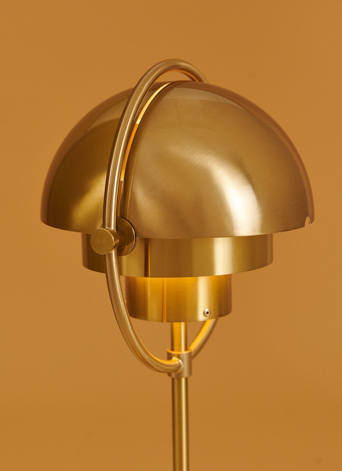 Multi-Lite Table Lamp, Shade Shiny Brass, Base Brass