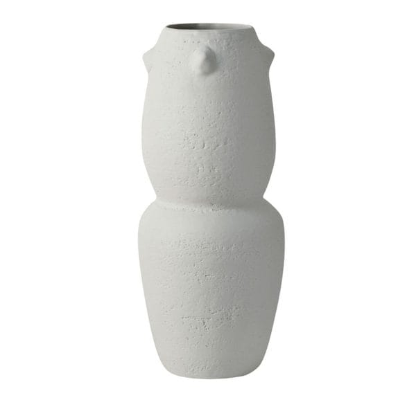 Horace Vase, Blanc, Ø12.5 x H33 cm