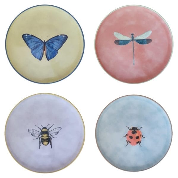 INP Insects Collection, Handpainted  Ceramic Plate, Bee, Ø28 cm - Image 3