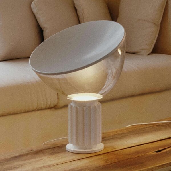 Taccia Small,Matt White By Achille and Pier Giacomo Castiglioni, 1962