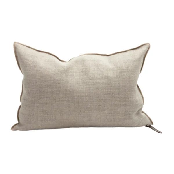 Toile Nomade Cushion, Naturel, 40 x 60 cm