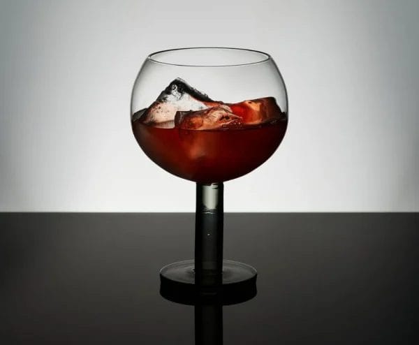 Puck Balloon Glass, Clear Smoke (Set of 2) - Image 3