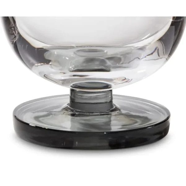 Puck Water Tumbler Glass, Clear Smoke (Set of 2) - Image 3