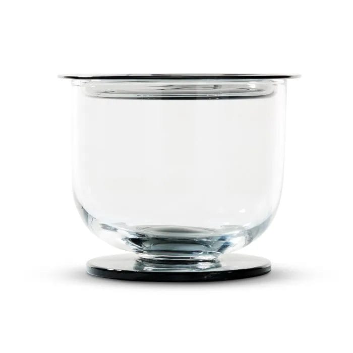 Puck Ice Bucket, Glass Clear Smoke - Image 2