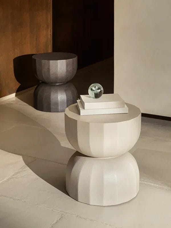 Teo Coffee Table, Cement, Ø40 cm - Image 3