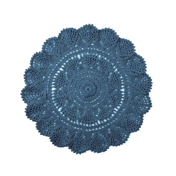 Silsila Round Placemat, Ecru, 40 cm - Image 3
