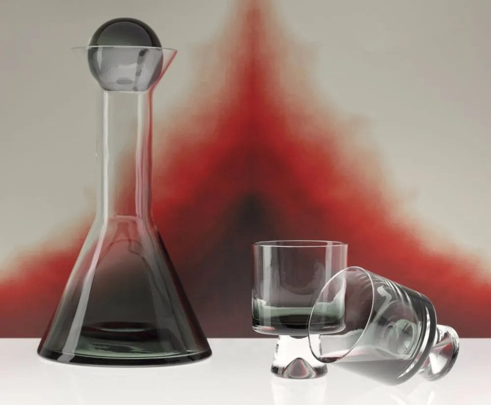 Tank Decanter, Glass Clear, Black - Image 5