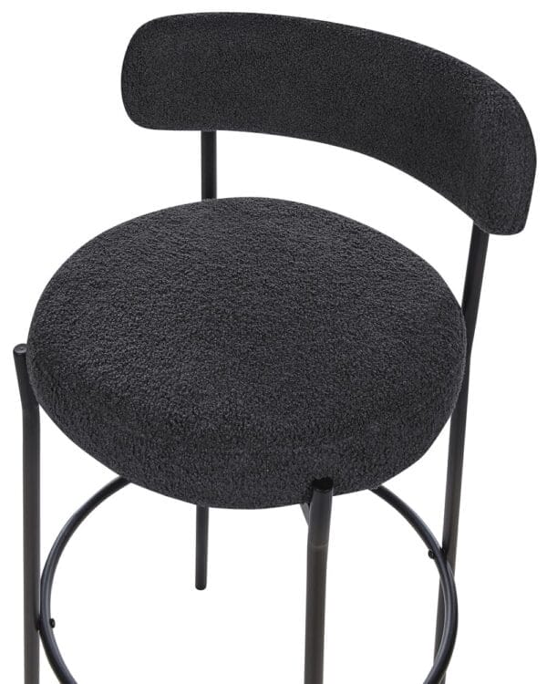Series 430 Bar Stool, Black Frame, Model No: 910706, Group. 4, Dedar Karakorum 006,  Ø46 x H110/Seat H75 cm - Image 3
