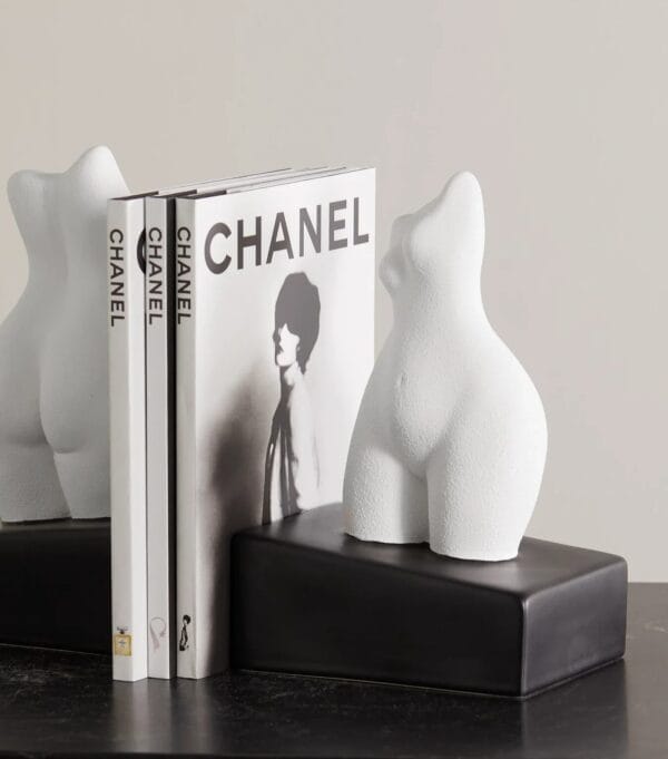 Happy (Book) Ending, Right, Earthenware, B&W - Image 2
