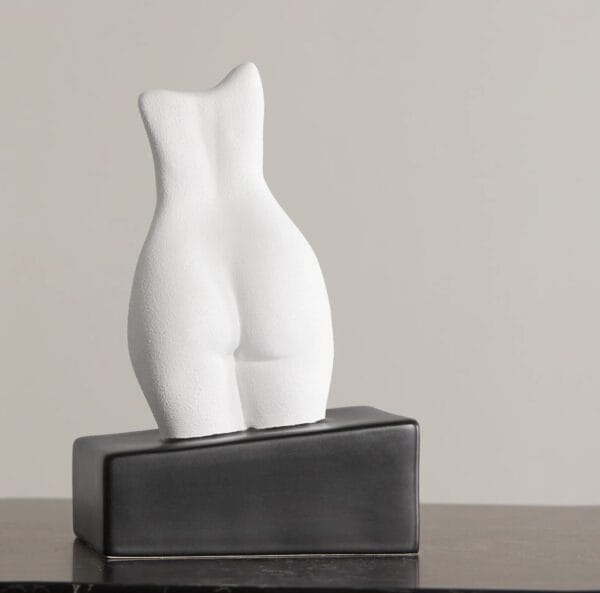 Happy (Book) Ending, Left, Earthenware, B&W