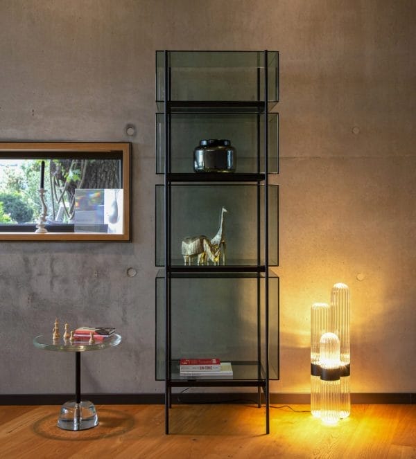 Pina Low, Clear Glass, Brass Rod - Image 2