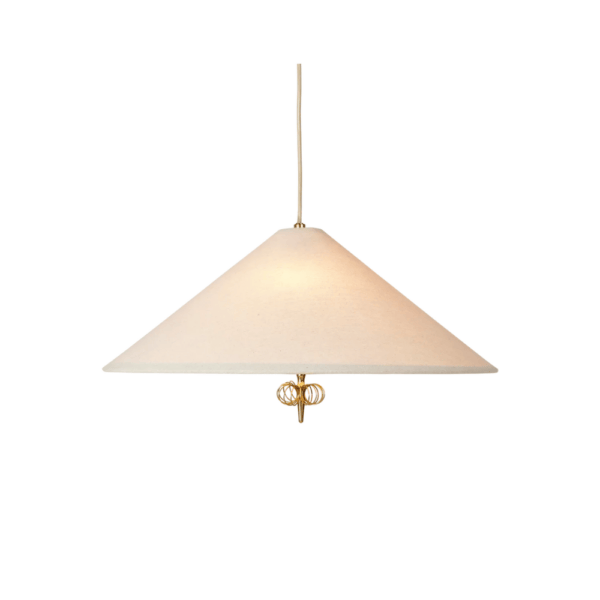 1967 Pendant, Brass & Canvas, Ø56 cm