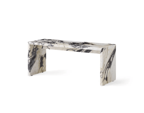 Menu Plinth BRIDGE Rose Calacatta - Marble H: 38cm W: 100 cm L: 35 cm