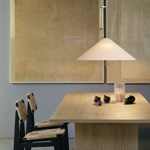A1967 Pendant, Brass & Canvas - Image 2