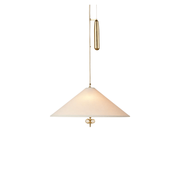 A1967 Pendant, Brass & Canvas