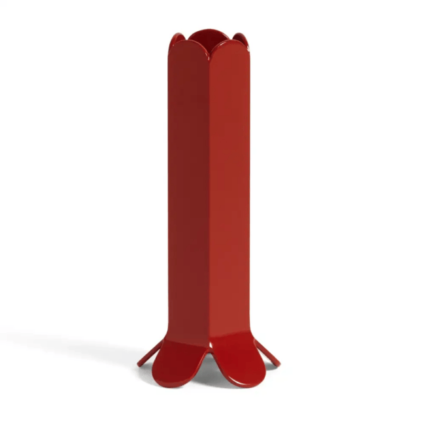 Arcs Candleholder-Large-Red