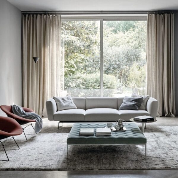 Avio 3 Seater Sofa, Tosca Fabric Ice 14 - Image 2