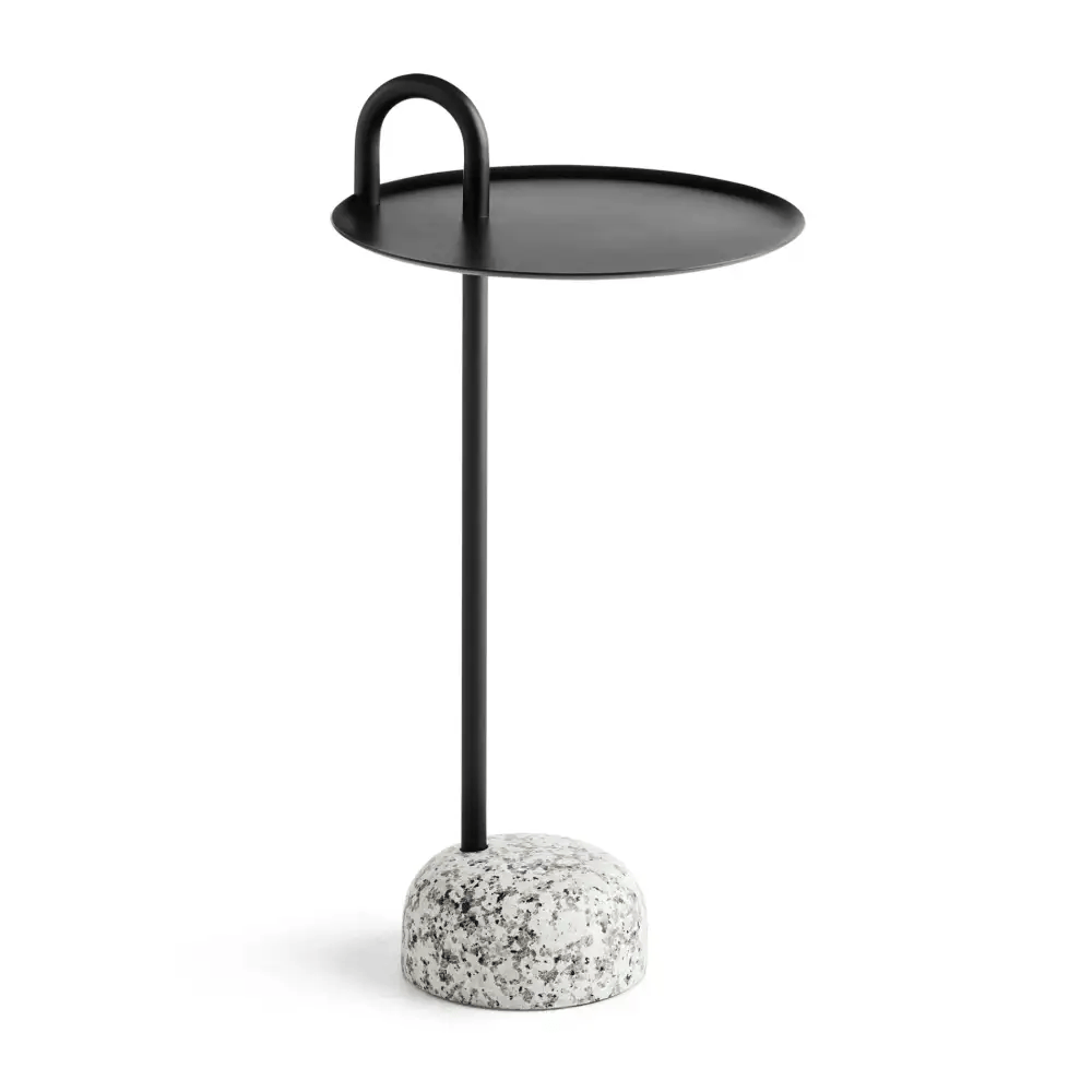 Bowler Granite Base Black Powder Coated Steel Tabletop Ø36