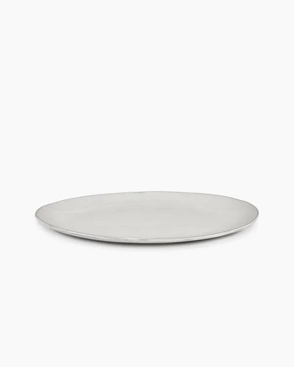 Oval Plate Off White La Mère