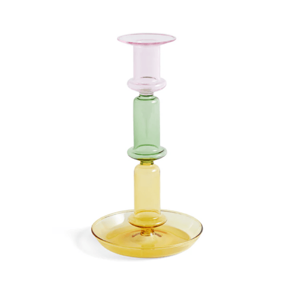 Flare Tall Rainbow-Pink Green-Yellow